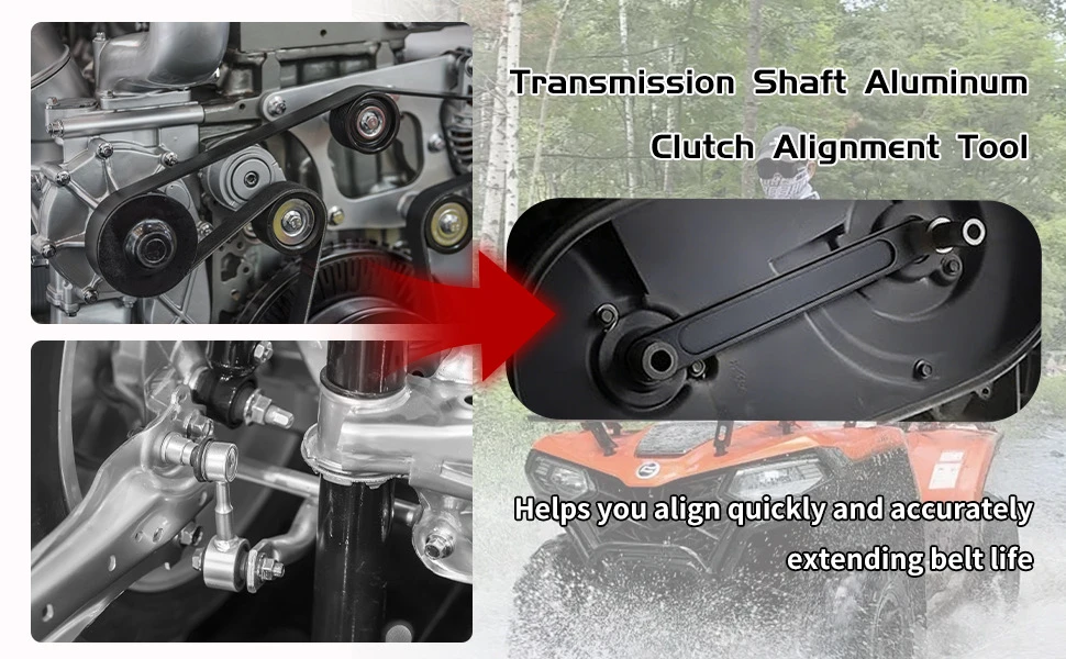 ZNZNZZ Polaris Clutch Tool – Transmission Shaft Aluminum Clutch Alignment Tool