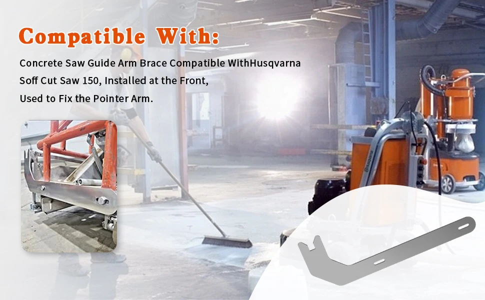 ZNZNZZ Saw Guide Arm – Compatible With Husqvarna info graphic