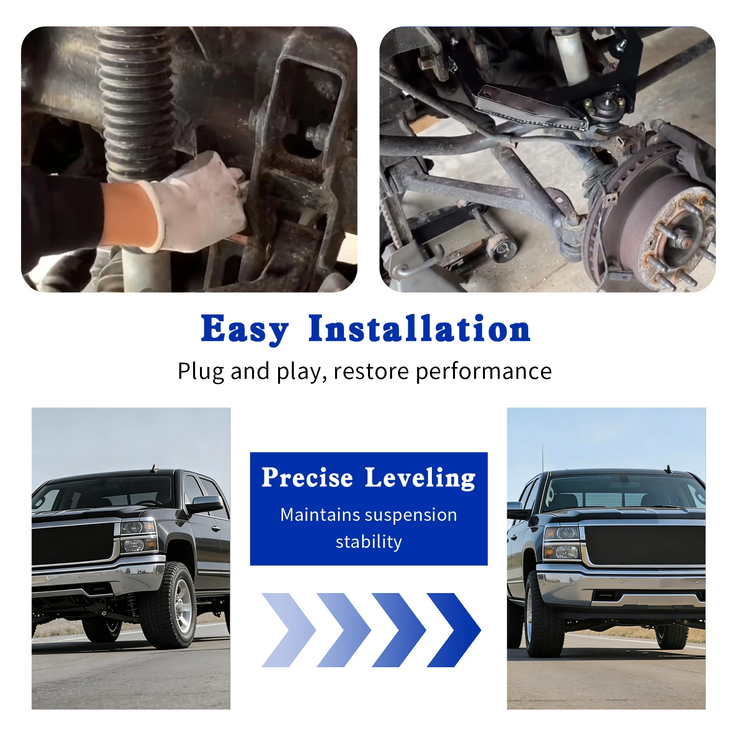 ZNZNZZ UCA Leveling Kit – detail view